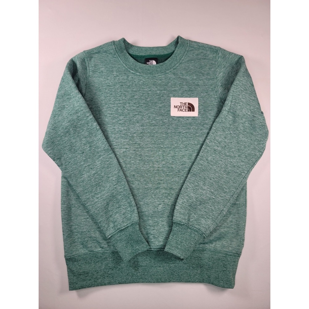 The North Face Women's XS Green Heather Fleece Crewneck Sweatshirt